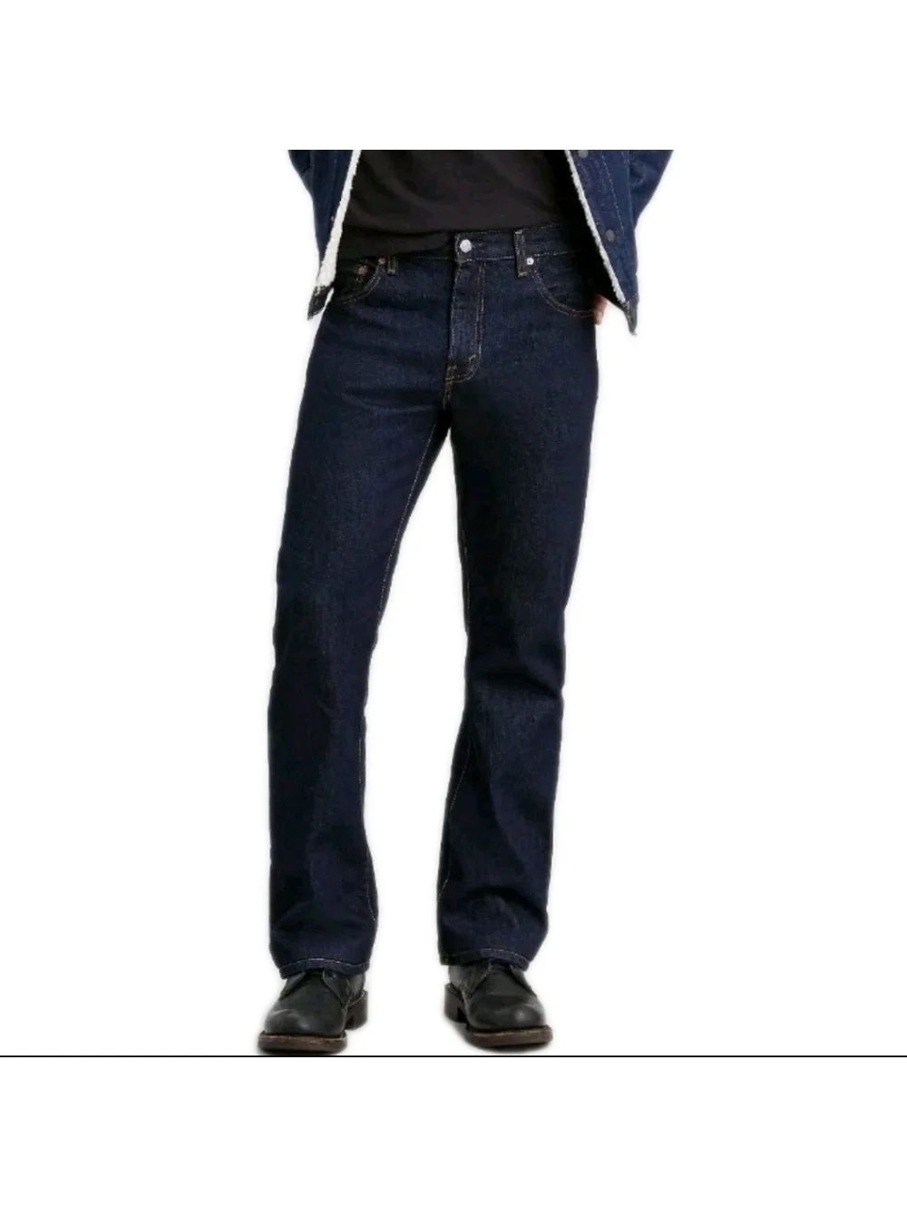 LEVI'S 517 Jeans Mens Bootcut Fit Dark Denim Size 40 X 30 Minimalist Work Preppy